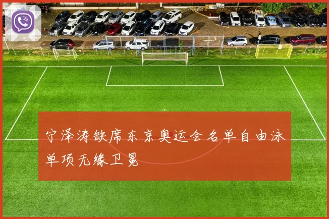 宁泽涛缺席东京奥运会名单自由泳单项无缘卫冕