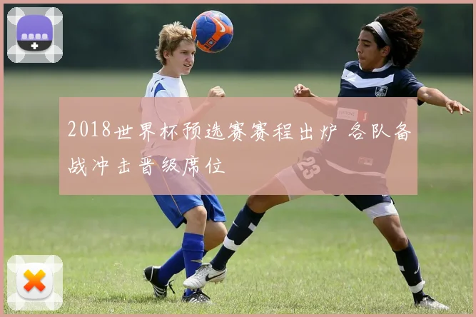 2018世界杯预选赛赛程出炉 各队备战冲击晋级席位
